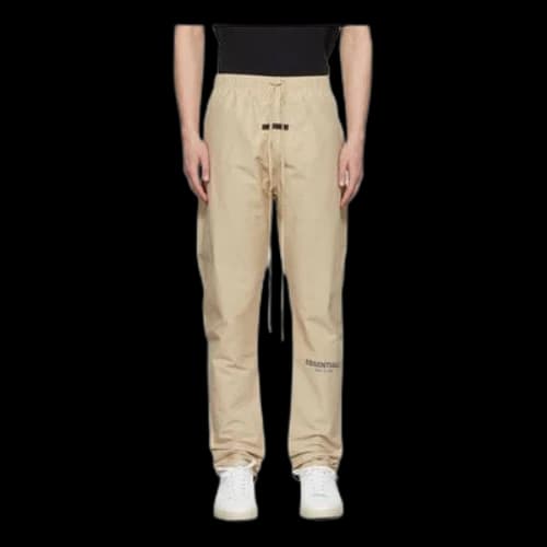 Fear of God Essentials FW21 Track Lounge Pants Beige