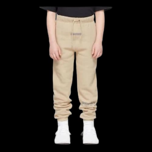 Fear of God Essentials FW21 Kids Beige/Linen Fleece Lounge Pants