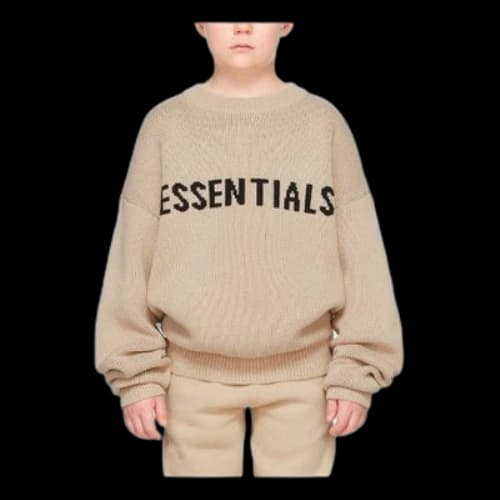 (GS) Fear of God Essentials FW21 Beige/Linen Pullover Sweater