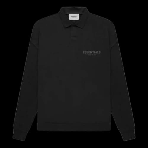 Fear of God Essentials FW21 Long Sleeve Polo Shirt 'Stretch Limo'