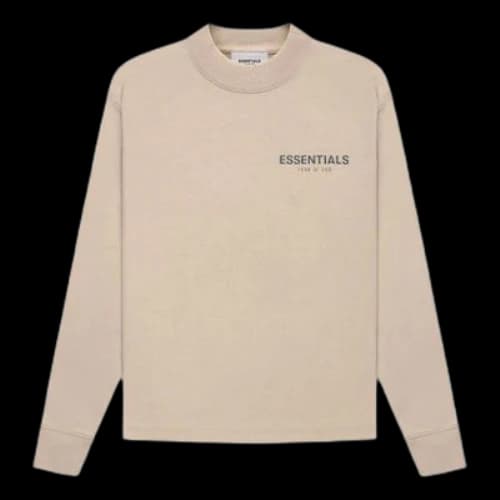 (GS) Fear of God Essentials FW21 Ls Tee String/Tan