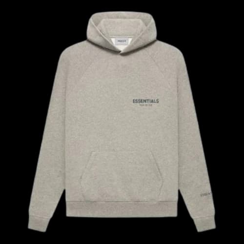 Fear of God Essentials FW21 Hoodie 'Dark Heather Oatmeal'