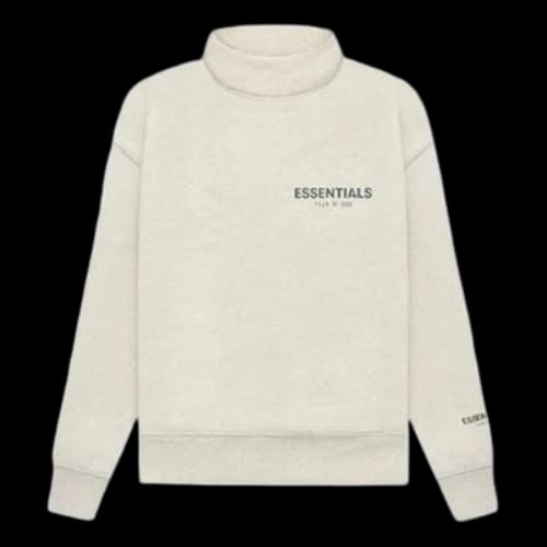 Fear of God Essentials FW21 Pullover Mockneck Light Heather