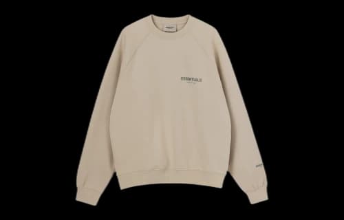 Fear of God Essentials FW21 Pullover Crewneck Tan