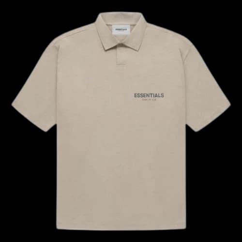 Fear of God Essentials FW21 Polo Shirt 'Tan'