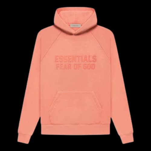 Fear of God Essentials FW22 Hoodie 'Coral'