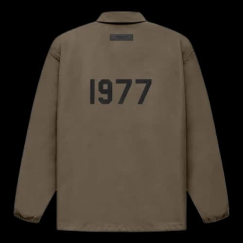 Fear of God Essentials FW22 1977 Coaches Jacket 'Wood'