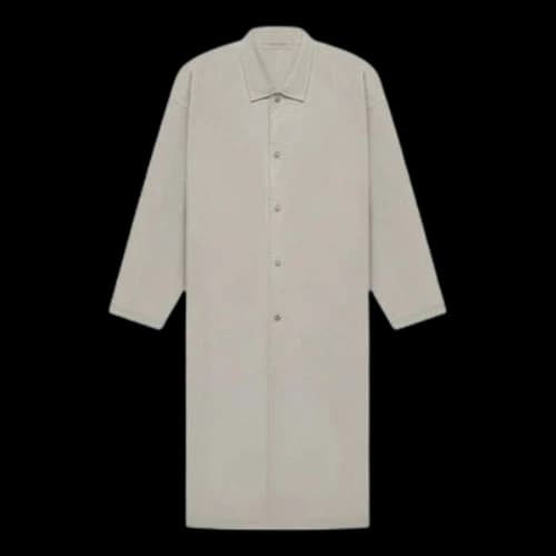Fear of God Essentials FW22 Long Coat 'Smoke'