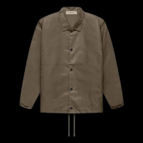 Fear of God Essentials FW22 Coaches Jacket 'Wood'