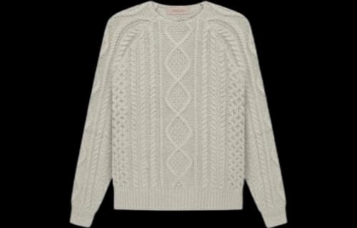 Fear of God Essentials FW22 Cable Knit 'Smoke'