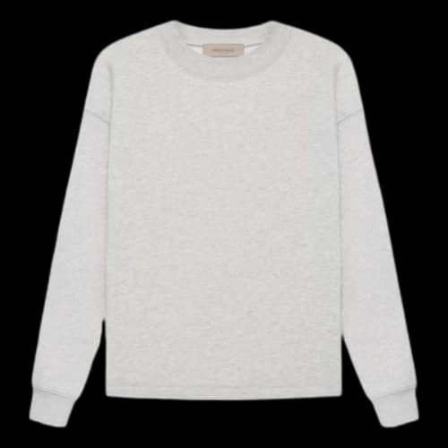 Fear of God Essentials FW22 Core Relaxed Crewneck Light Oatmeal