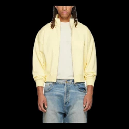 Fear of God Essentials FW22 Full Zip Jacket 'Canry'