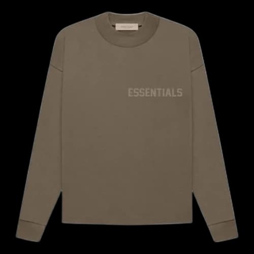 Fear of God Essentials FW22 Long Sleeve Tee 'Wood'