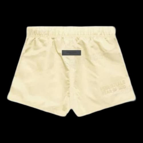 Fear of God Essentials FW22 Running Shorts Canary