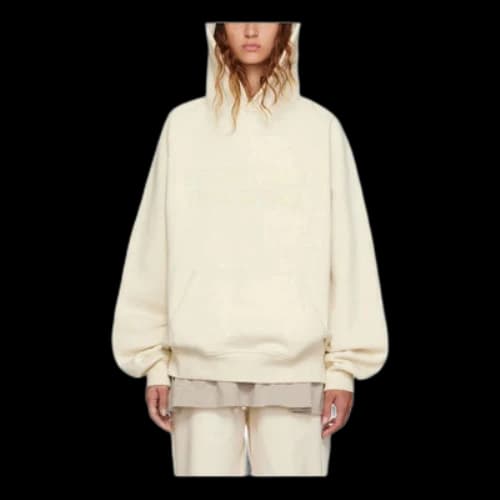 Fear of God Essentials FW22 Raglan Hoodie 'Egg Shell' (Women's)