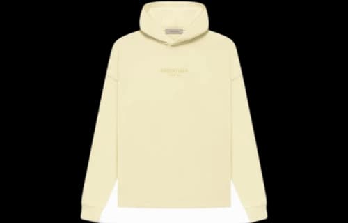 Fear of God Essentials FW22 Relaxed Hoodie 'Canary Yellow'