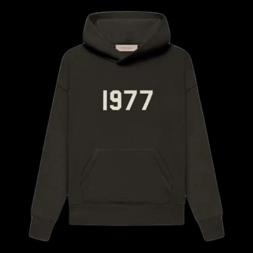 (GS) Fear of God Essentials FW22 1977 Hoodie 'Off Black'