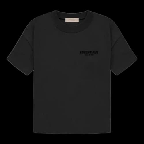 Fear of God Essentials FW22 T-Shirt 'Stretch Limo Black'