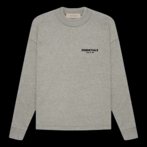 Fear of God Essentials FW22 Core Essentials Long Sleeve Tee Dark Oatmeal
