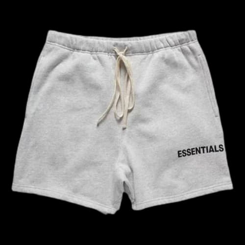 Fear of God Essentials SS18 Graphic Sweatshorts Grey
