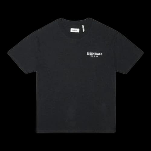 Fear of God Essentials Short Sleeve Black Logo Tee