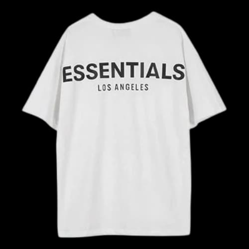 Fear of God Essentials LA Tee White limited Reflective Short Sleeve Unisex
