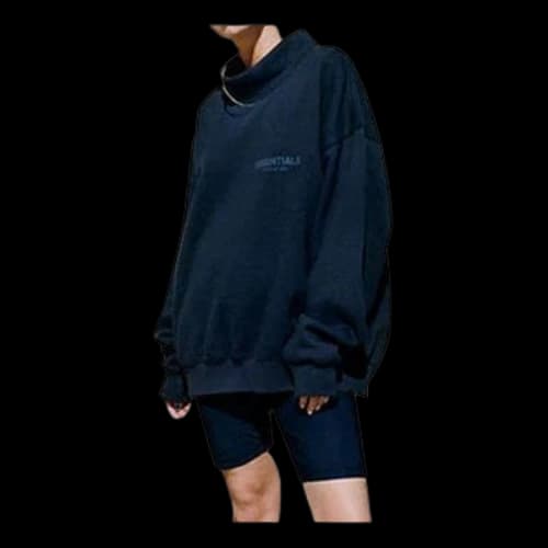 Fear of God Essentials FOG Essentials SS20 Alphabet Round Neck Long Sleeves Black