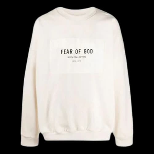 Fear of God Round Neck Pullover Unisex White