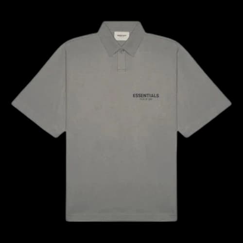 Fear of God Essentials SS20 Polo Shirt 'Cement'