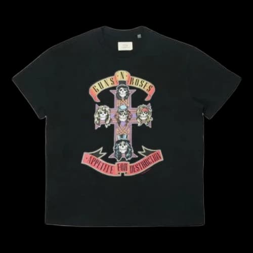 Fear of God Band Skeleton Short Sleeve Black