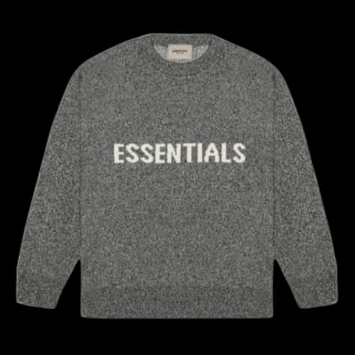 Fear of God Essentials SS20 Graphic Logo Sweater 'Dark Grey'