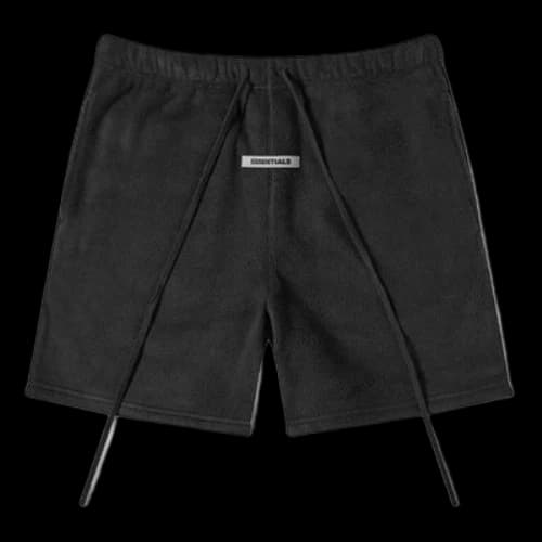 Fear of God Essentials SS20 Polar Fleece Sweat Shorts Black