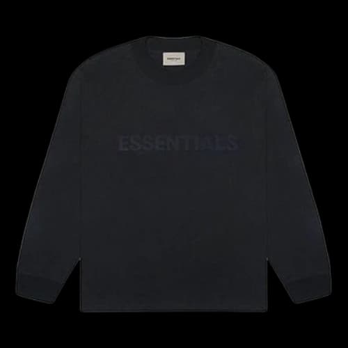 Fear of God Essentials SS20 Boxy Black Logo Tee