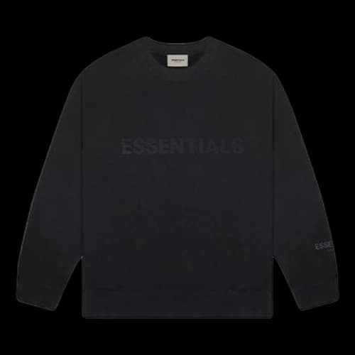 Fear of God Essentials SS20 Long Sleeve Sweatshirt 'Black'