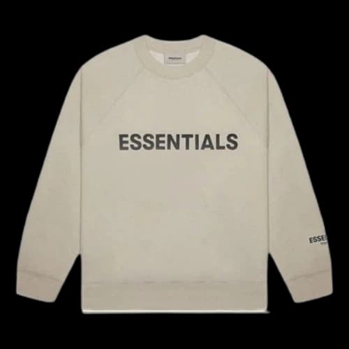 Fear of God Essentials Tan Alphabet Printing Long Sleeves Cuff Alphabet Unisex Brown
