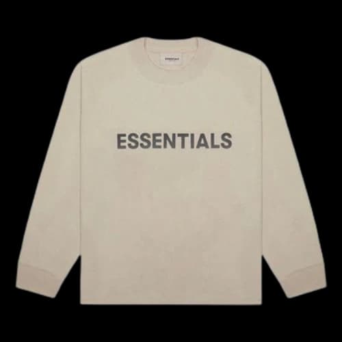 Fear of God Essentials SS20 Boxy Long Sleeve T-Shirt 'Tan'