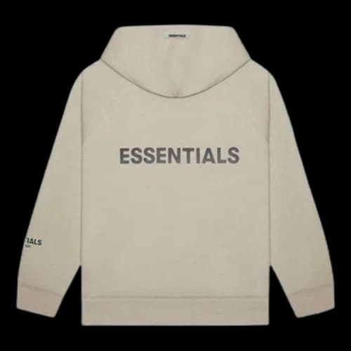 Fear of God Essentials SS20 Full Zip Up Hoodie 'Tan'