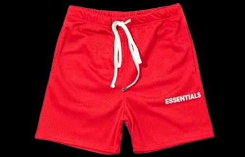 Fear of God Essentials SS20 Graphic Mesh Drawstring Shorts