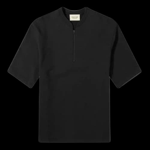 Fear of God Half Zipper Pullover Round Neck 'Black'