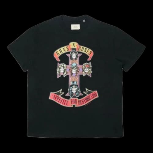 Fear of God Essentials FOG Roses Boxy Band Skeleton Short Sleeve Unisex Black