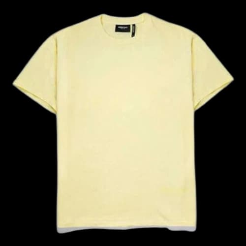 Fear of God Essentials Tee Yellow Logo Short Sleeve Unisex