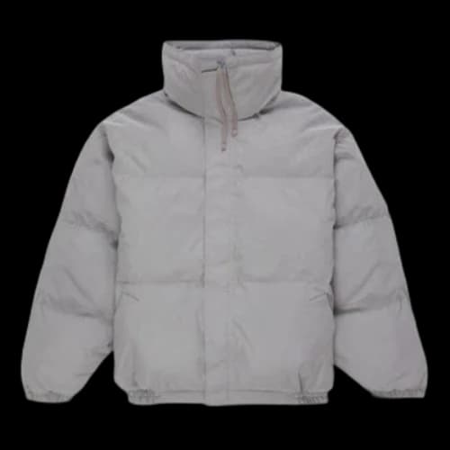 Fear of God Essentials SS20 Puffer Jacket Silver Reflective
