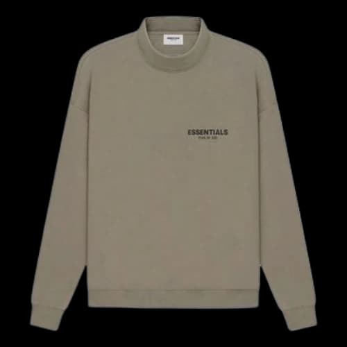 Fear of God Essentials SS21 Pull-Over Mockneck Taupe