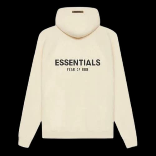 Fear of God Essentials SS21 Pull-Over Hoodie 'Buttercream'