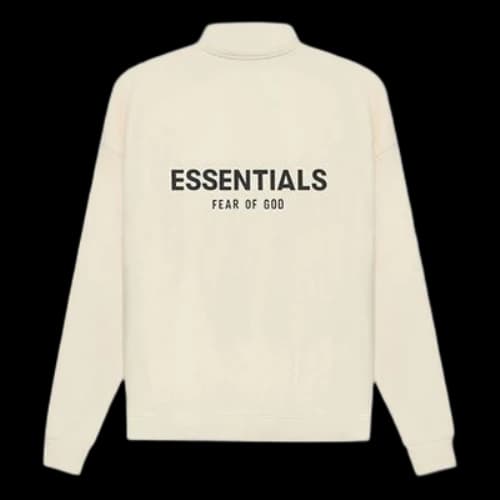 Fear of God Essentials SS21 Mockneck Half Zip Buttercream