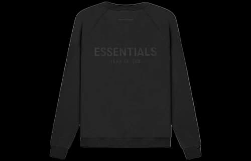 Fear of God Essentials SS21 Pull-Over Crewneck Black