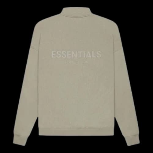Fear of God Essentials SS21 Mockneck Half Zip 'Moss'