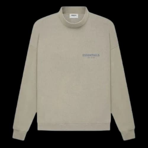 Fear of God Essentials SS21 Pull-Over Mockneck Moss
