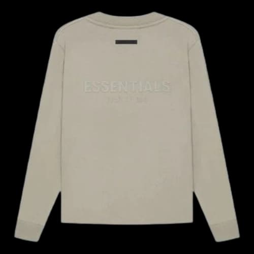 Fear of God Essentials SS21 Long Sleeve T-Shirt 'Moss'