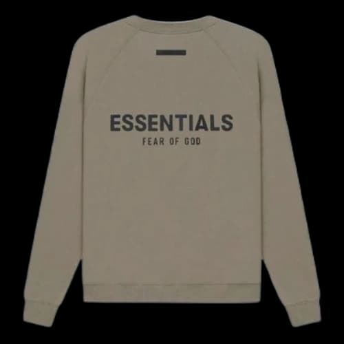 Fear of God Essentials SS21 Pull-Over Crewneck Taupe